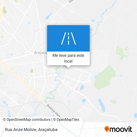 Rua Anze Molize mapa