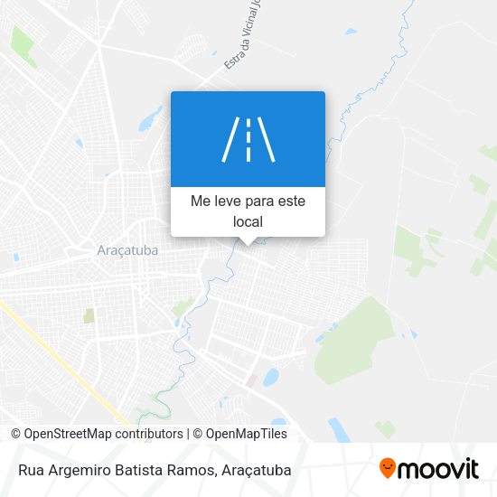 Rua Argemiro Batista Ramos mapa