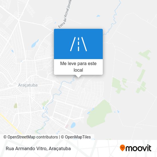 Rua Armando Vitro mapa