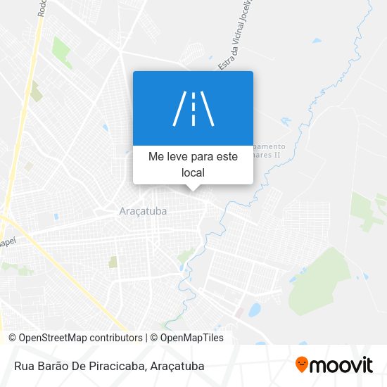 Rua Barão De Piracicaba mapa
