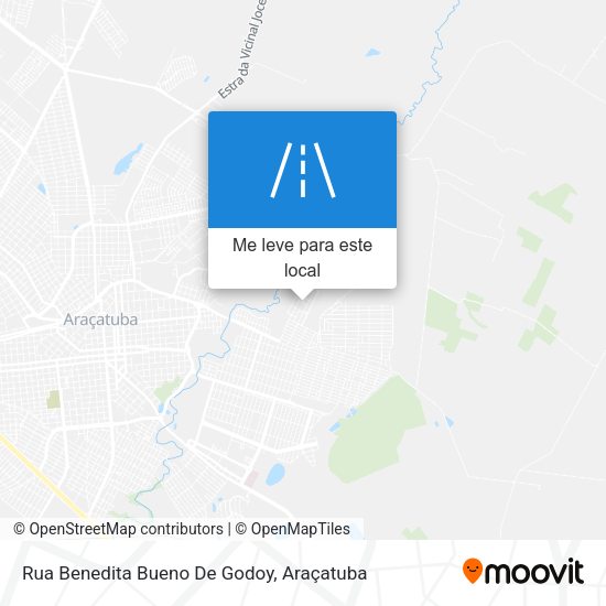 Rua Benedita Bueno De Godoy mapa