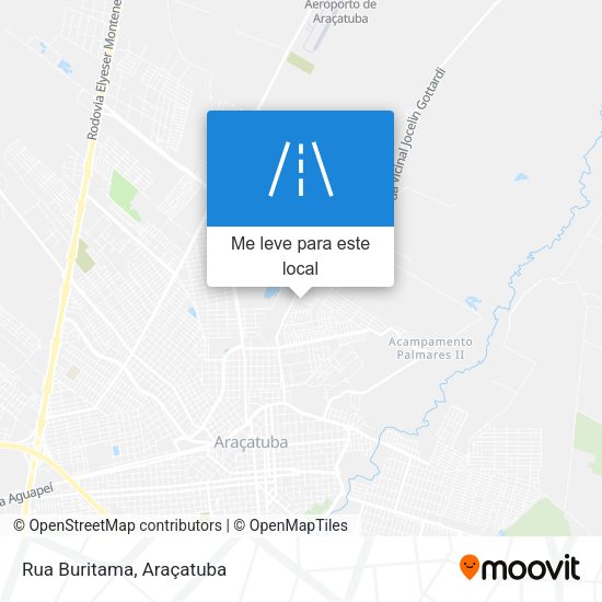Rua Buritama mapa