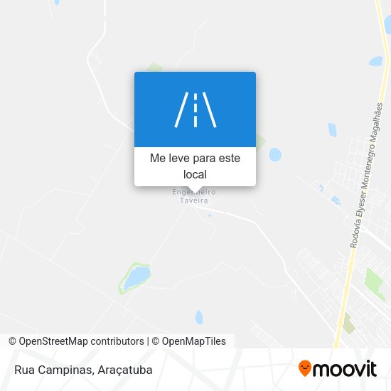 Rua Campinas mapa