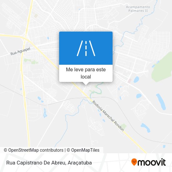 Rua Capistrano De Abreu mapa