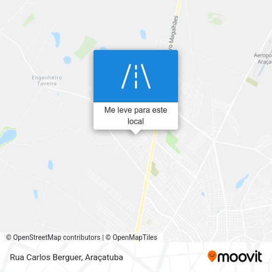 Rua Carlos Berguer mapa
