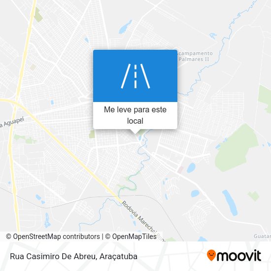 Rua Casimiro De Abreu mapa