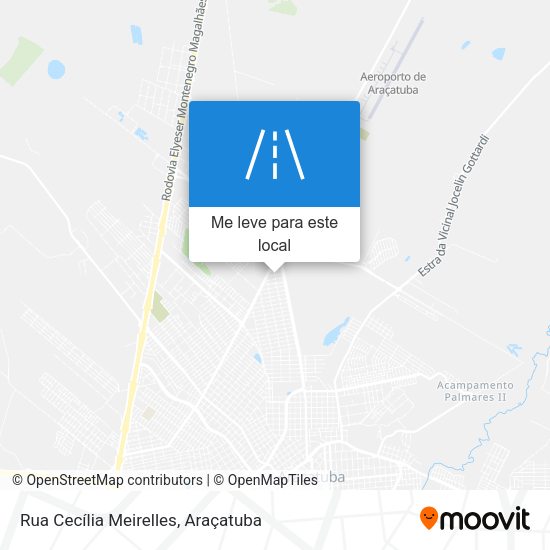 Rua Cecília Meirelles mapa
