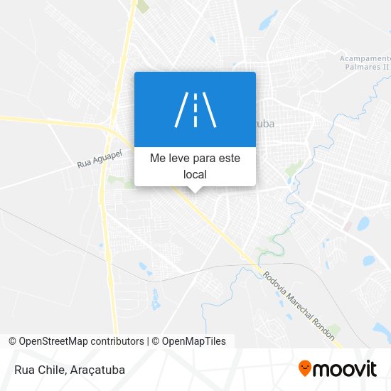 Rua Chile mapa