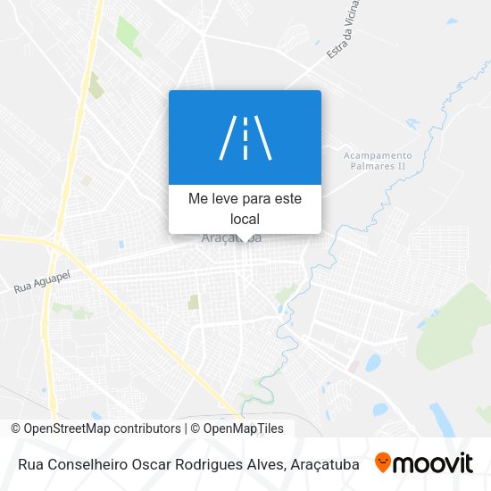 Rua Conselheiro Oscar Rodrigues Alves mapa