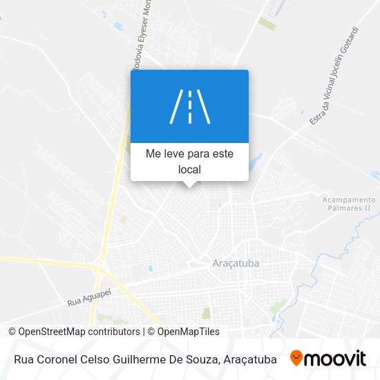 Rua Coronel Celso Guilherme De Souza mapa