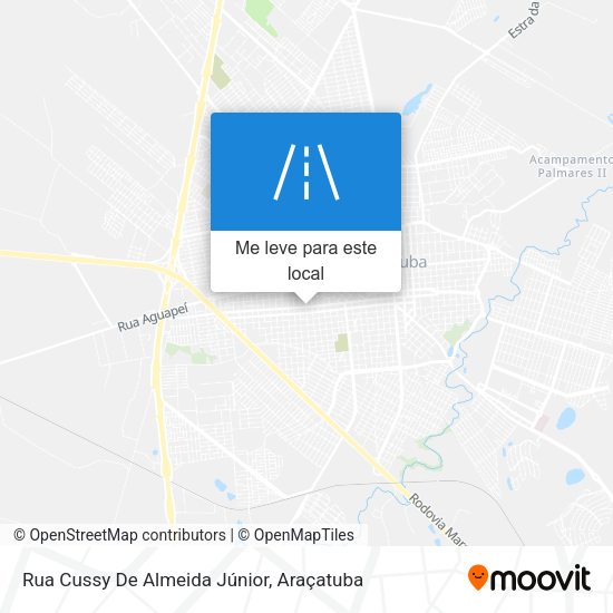 Rua Cussy De Almeida Júnior mapa