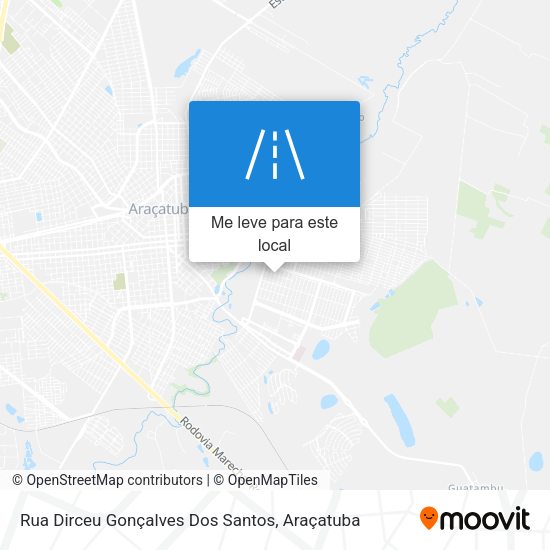 Rua Dirceu Gonçalves Dos Santos mapa