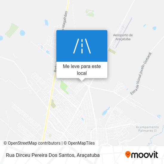 Rua Dirceu Pereira Dos Santos mapa