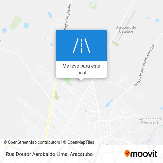 Rua Doutor Aerobaldo Lima mapa