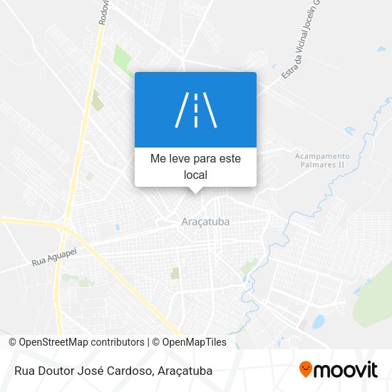 Rua Doutor José Cardoso mapa