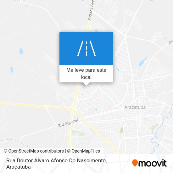 Rua Doutor Álvaro Afonso Do Nascimento mapa