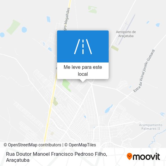 Rua Doutor Manoel Francisco Pedroso Filho mapa