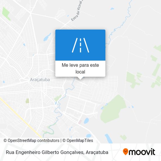 Rua Engenheiro Gilberto Gonçalves mapa