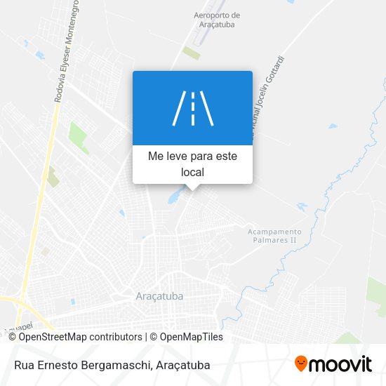 Rua Ernesto Bergamaschi mapa