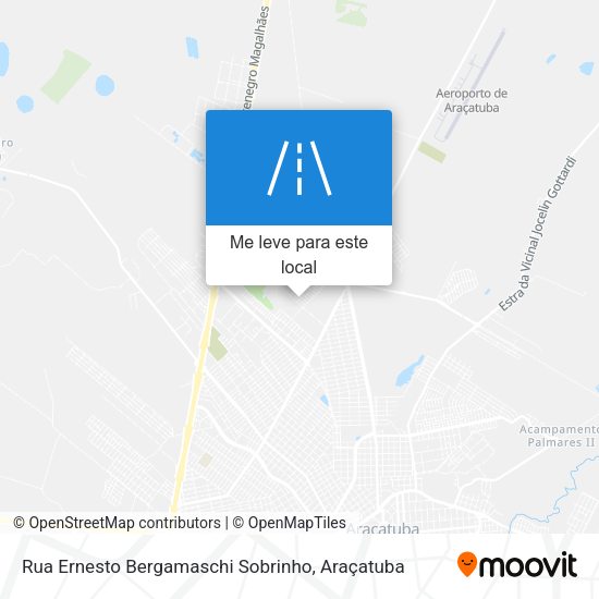 Rua Ernesto Bergamaschi Sobrinho mapa