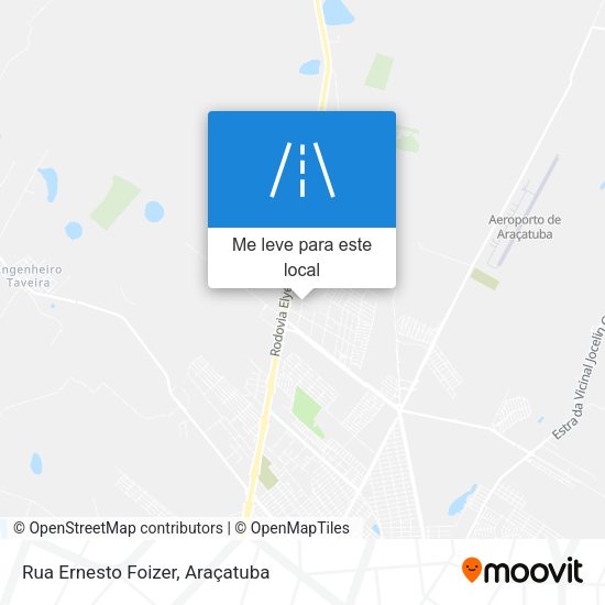 Rua Ernesto Foizer mapa