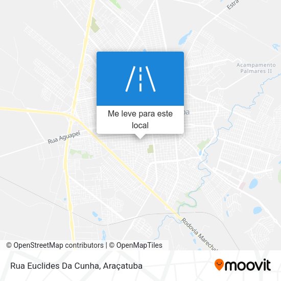 Rua Euclides Da Cunha mapa