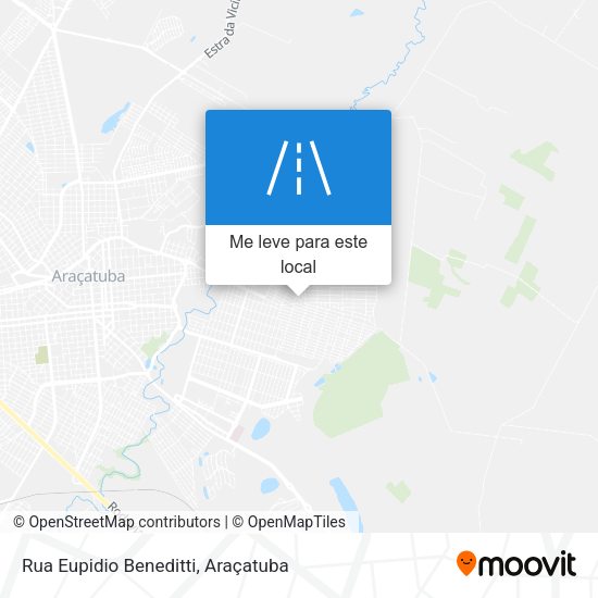 Rua Eupidio Beneditti mapa