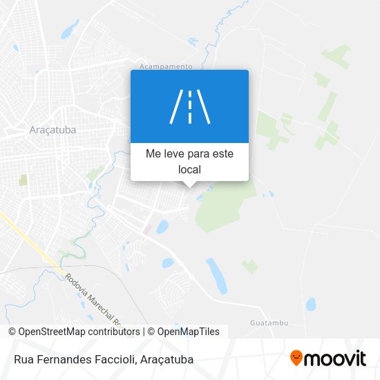 Rua Fernandes Faccioli mapa