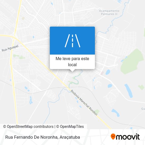 Rua Fernando De Noronha mapa