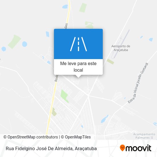 Rua Fidelgino José De Almeida mapa
