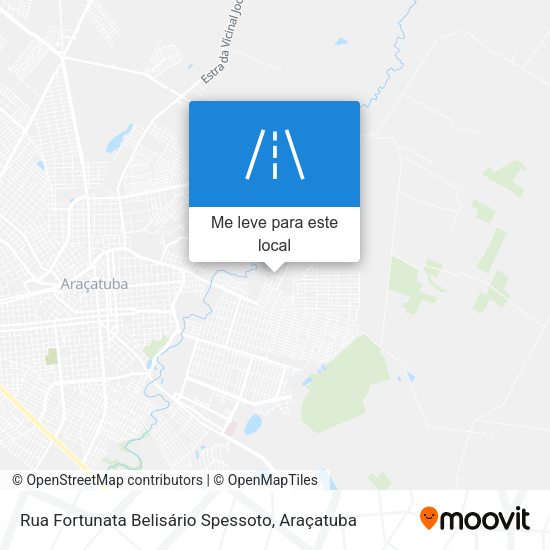 Rua Fortunata Belisário Spessoto mapa