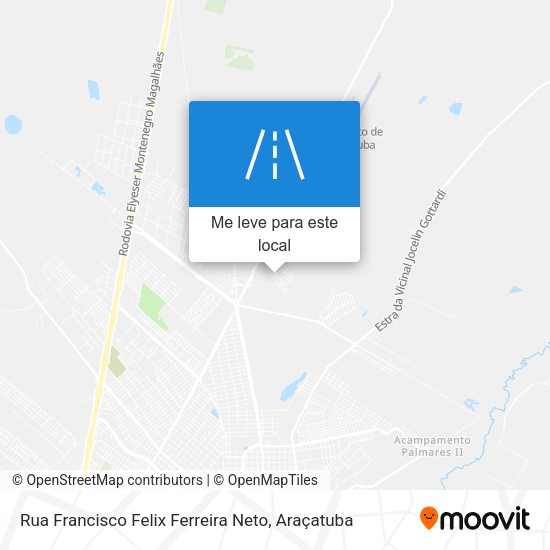 Rua Francisco Felix Ferreira Neto mapa