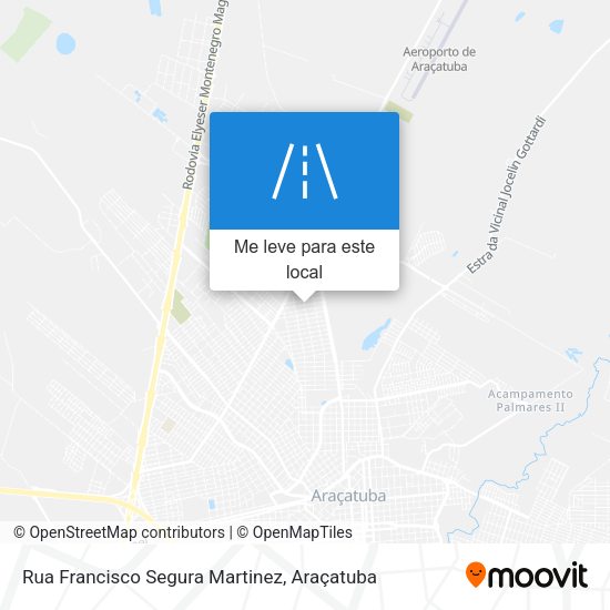 Rua Francisco Segura Martinez mapa