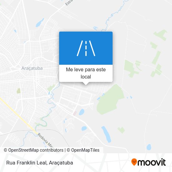 Rua Franklin Leal mapa