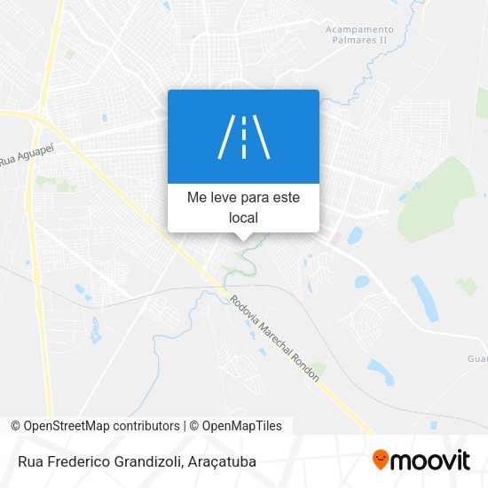 Rua Frederico Grandizoli mapa