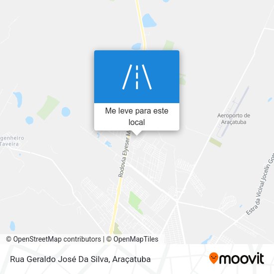 Rua Geraldo José Da Silva mapa