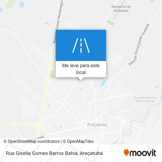 Rua Giselia Gomes Barros Bahia mapa