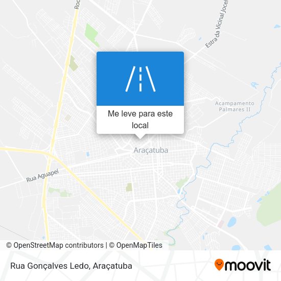 Rua Gonçalves Ledo mapa