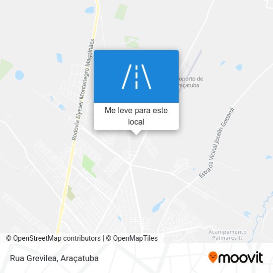 Rua Grevilea mapa