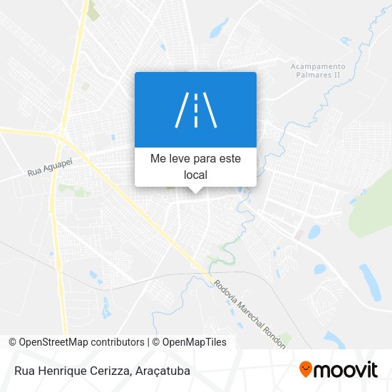 Rua Henrique Cerizza mapa