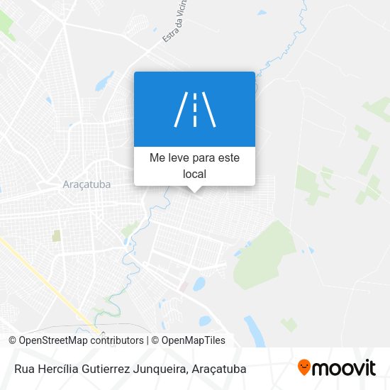 Rua Hercília Gutierrez Junqueira mapa