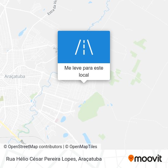 Rua Hélio César Pereira Lopes mapa