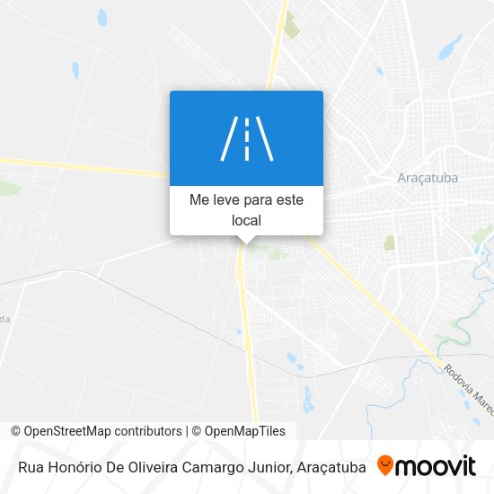 Rua Honório De Oliveira Camargo Junior mapa