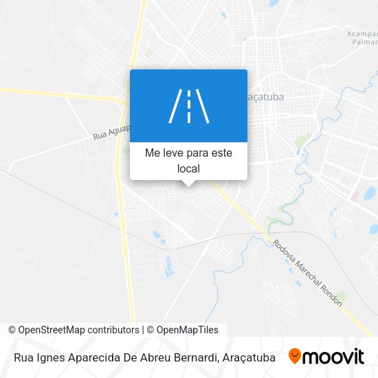 Rua Ignes Aparecida De Abreu Bernardi mapa