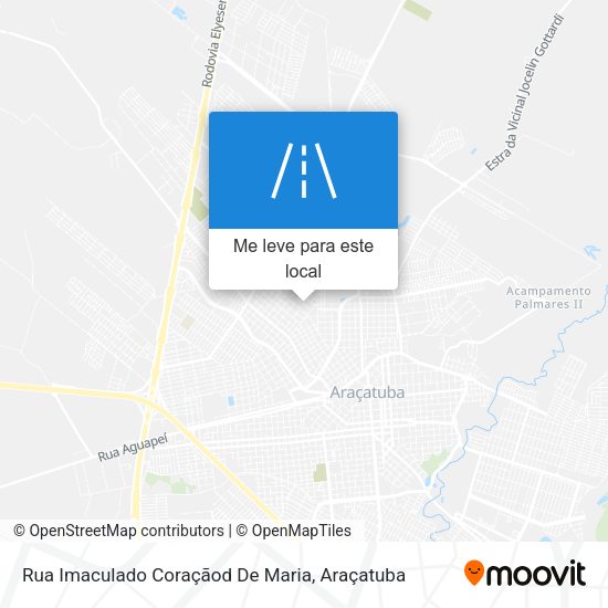 Rua Imaculado Coraçãod De Maria mapa