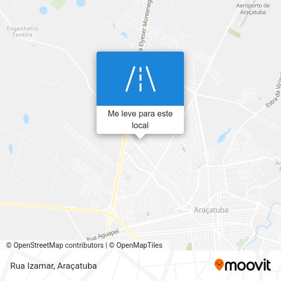 Rua Izamar mapa