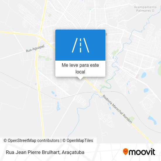 Rua Jean Pierre Brulhart mapa
