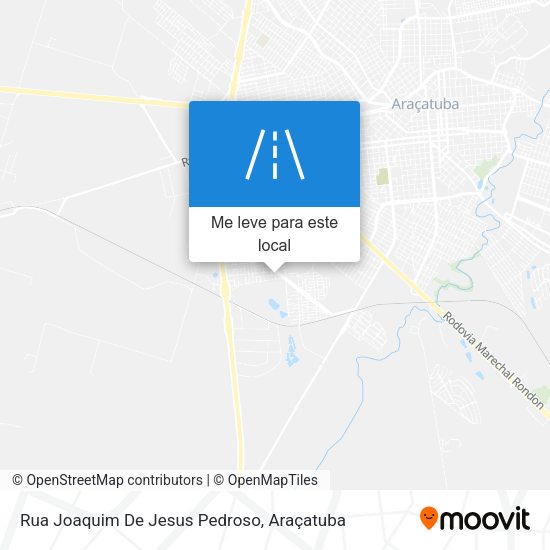 Rua Joaquim De Jesus Pedroso mapa
