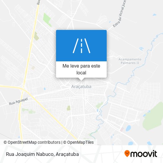 Rua Joaquim Nabuco mapa