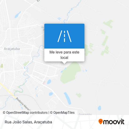 Rua João Salas mapa